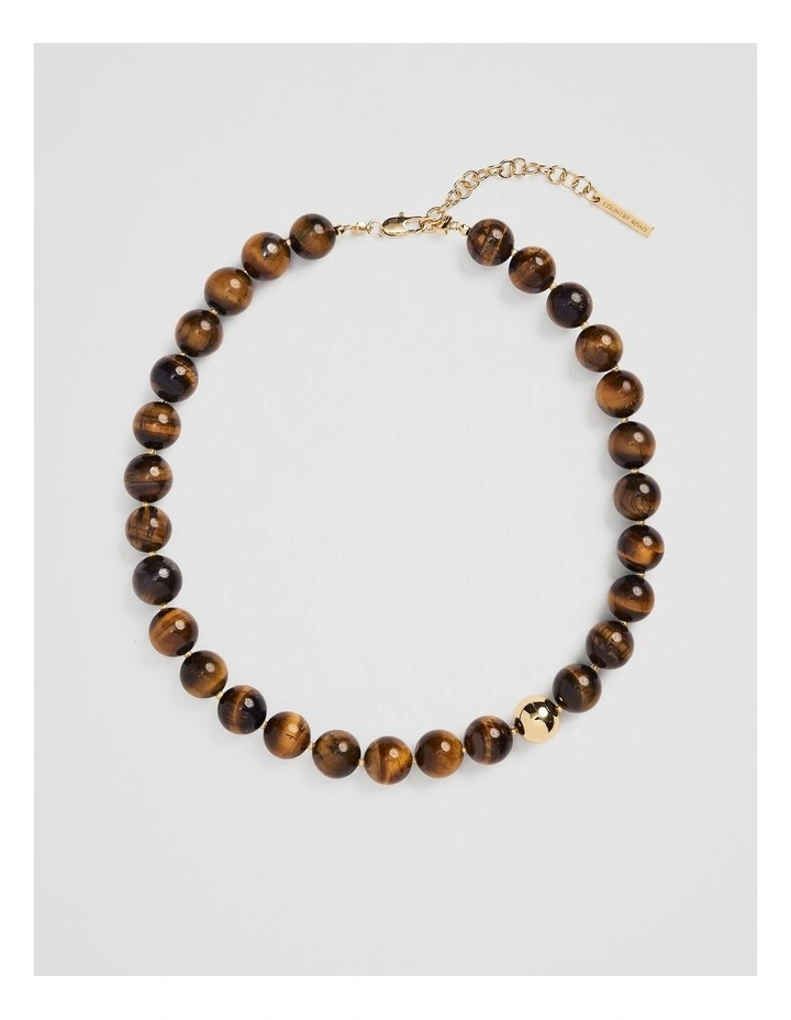 Agnes Necklace in Chocolate image 1