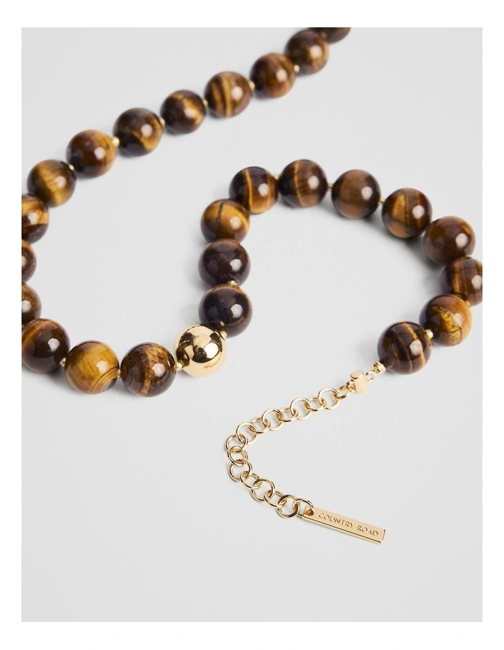 Agnes Necklace in Chocolate image 3