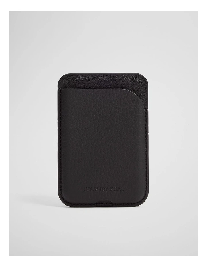 Remi Phone Credit Card Pocket in Black image 1