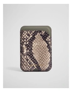 Remi Phone Credit Card Pocket in Sage