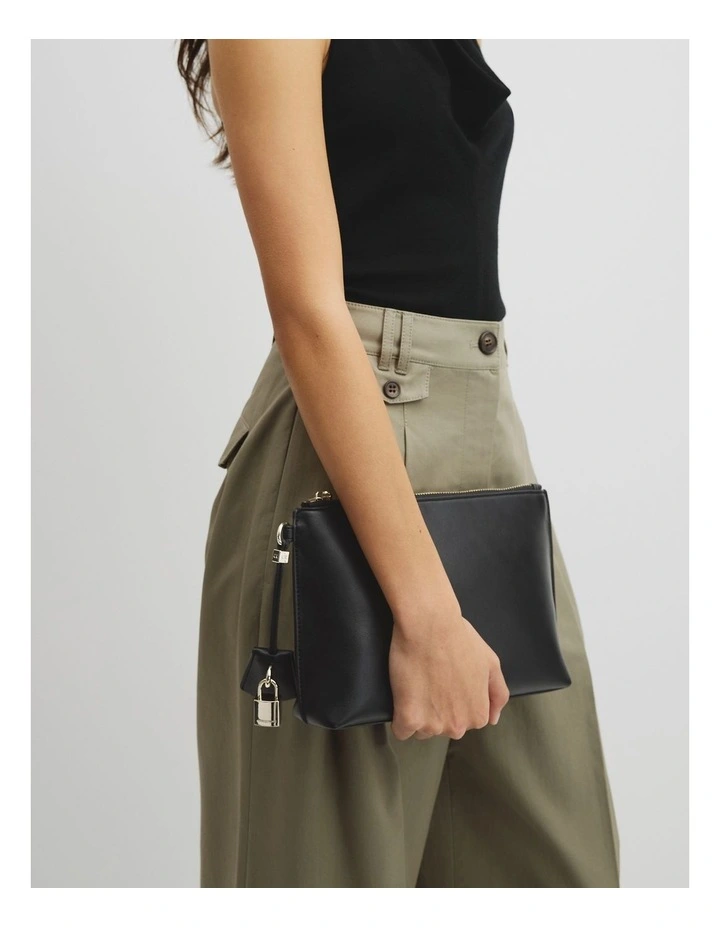 Country Road Lock Pouch in Black image 2