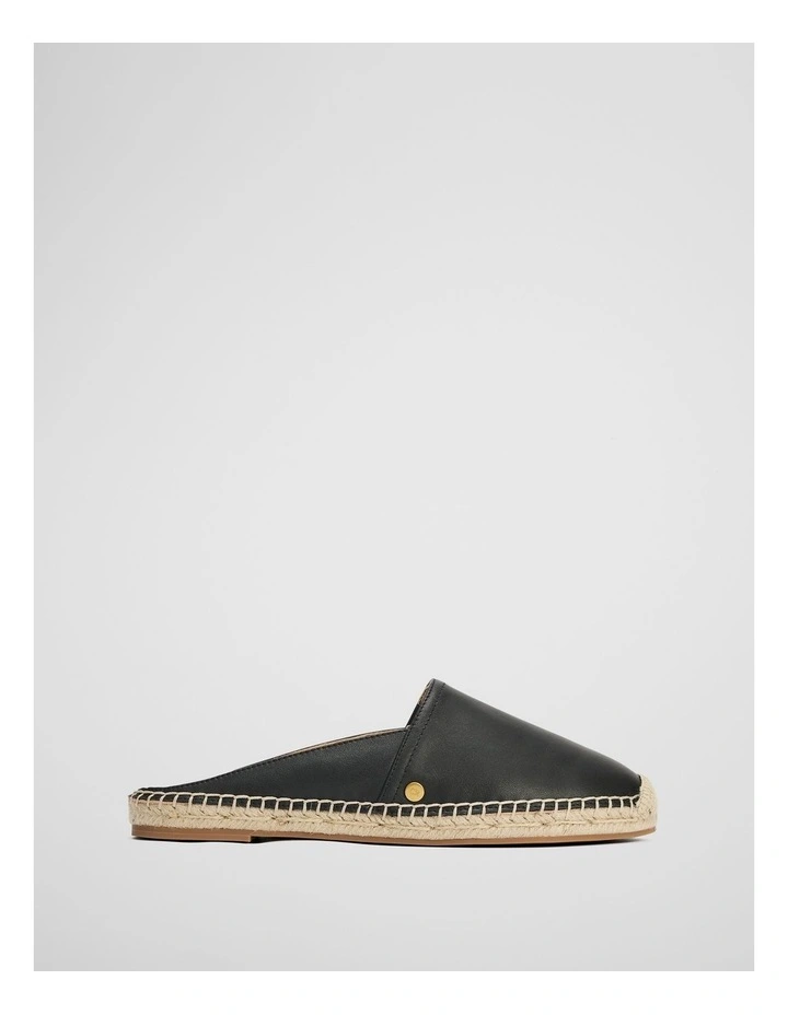 Dua Espadrille Mule in Black image 1