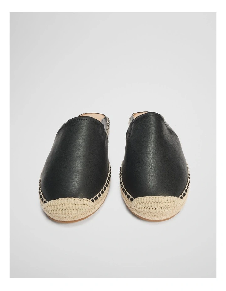 Dua Espadrille Mule in Black image 3