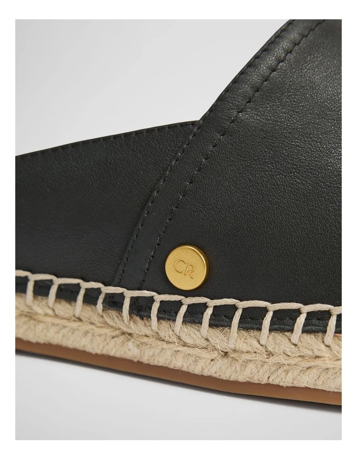 Dua Espadrille Mule in Black image 4