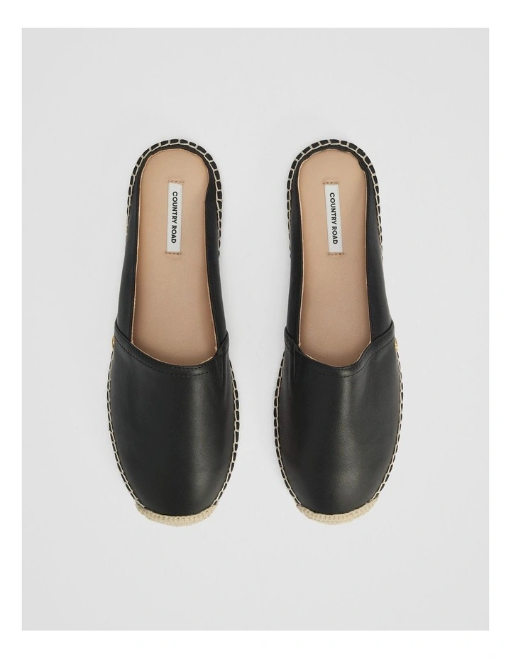 Dua Espadrille Mule in Black image 5
