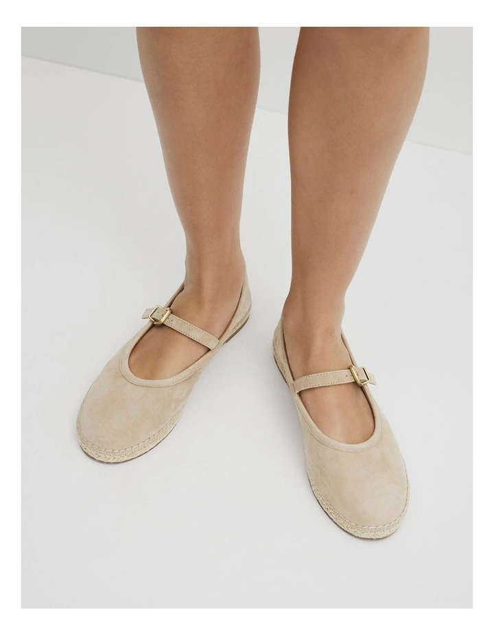 Marta Espadrille in Praline image 2