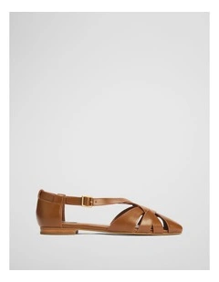 Mila Flat in Tan