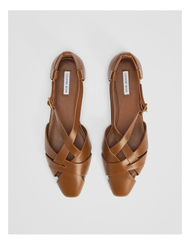 Mila Flat in Tan image 5