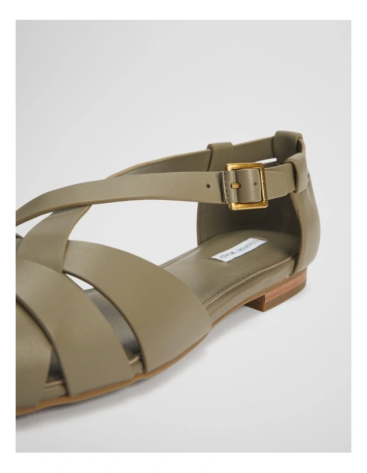 Mila Flat in Light Sage image 4