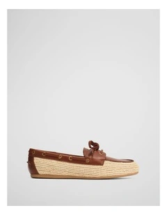 Grace Raffia Loafer in Natural