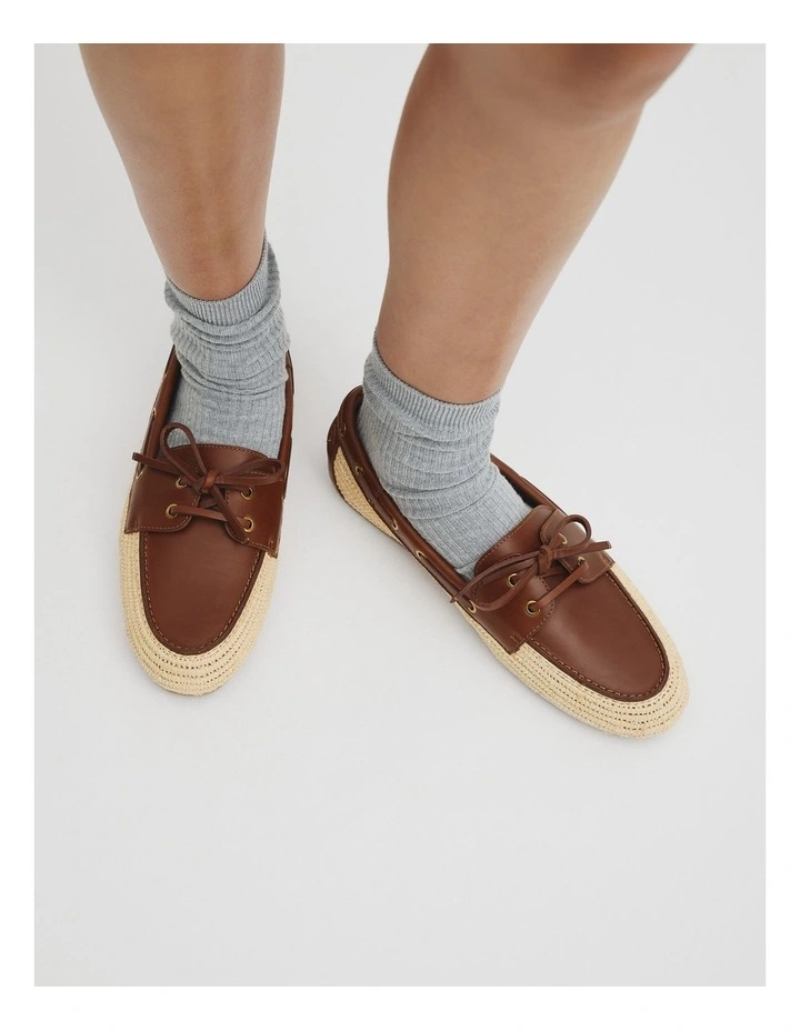 Grace Raffia Loafer in Natural image 2