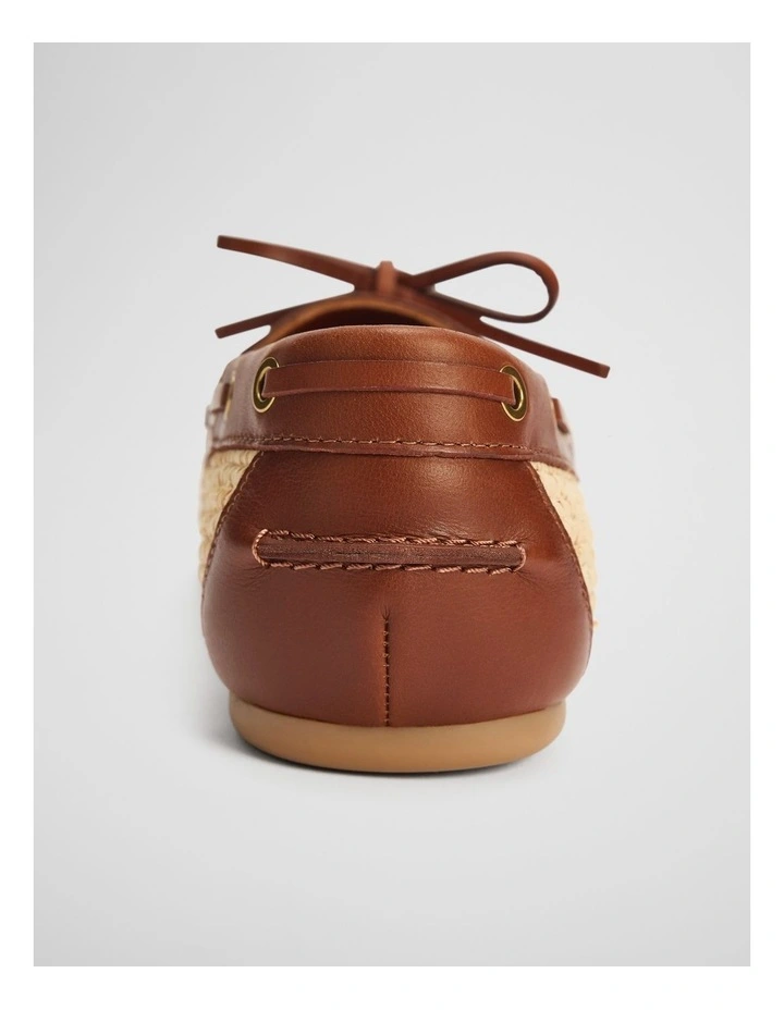 Grace Raffia Loafer in Natural image 3