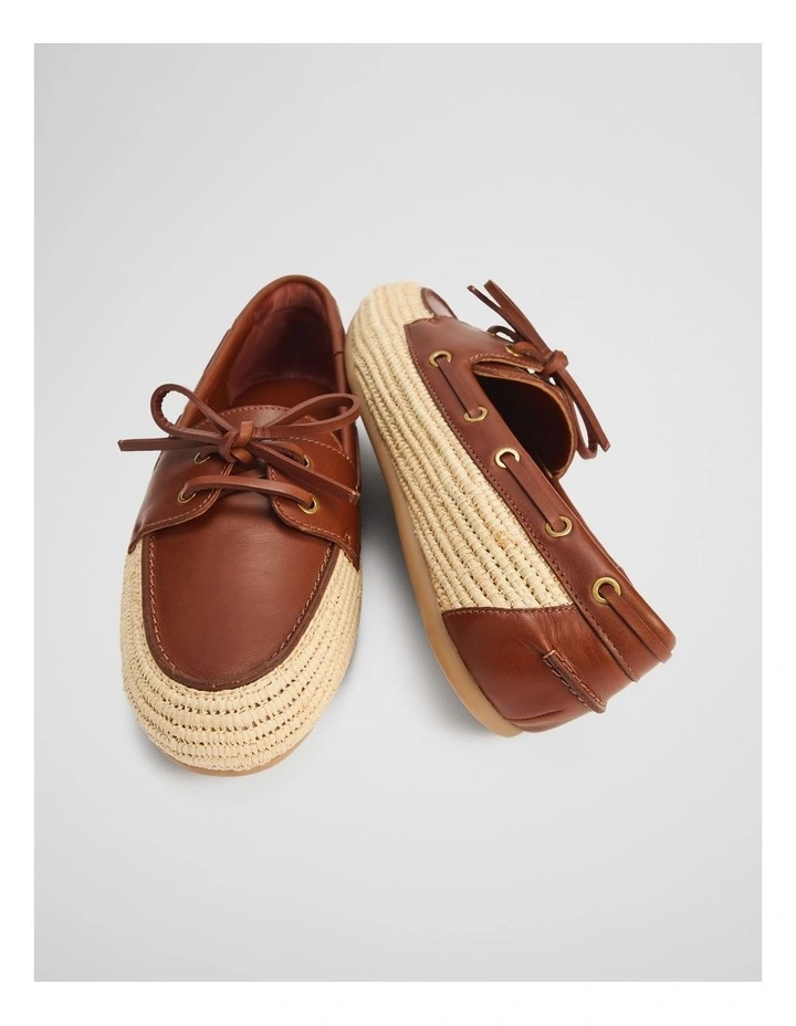 Grace Raffia Loafer in Natural image 4