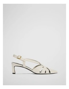 Mila Heel in Antique White