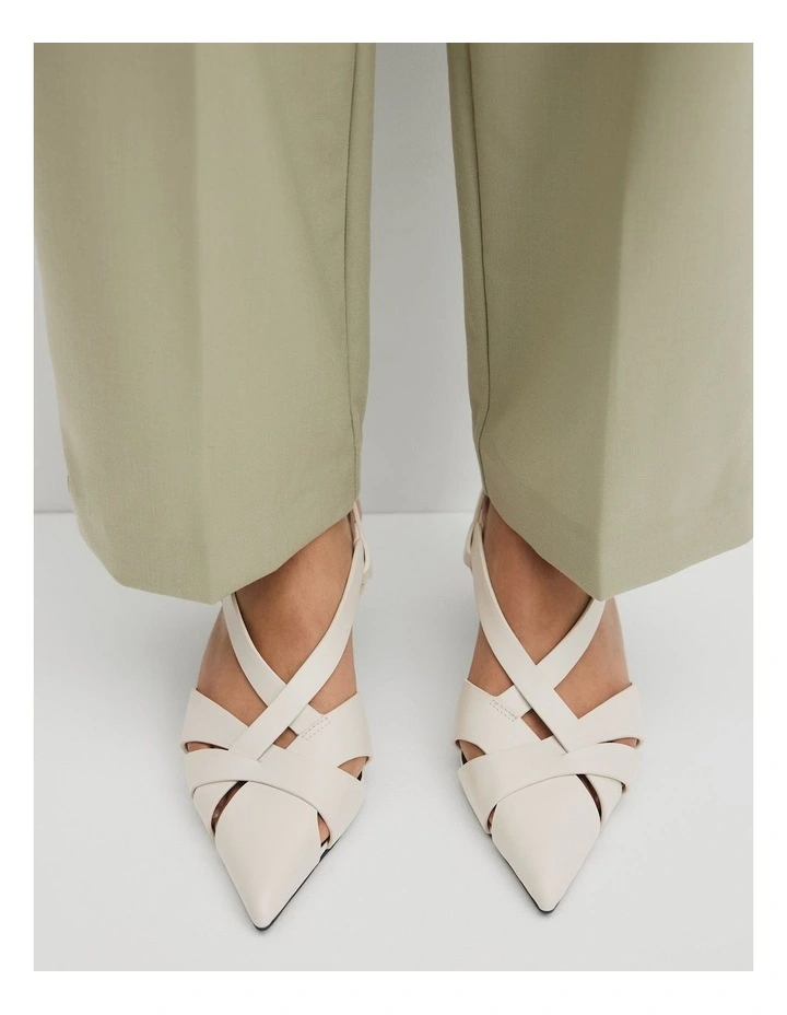 Mila Heel in Antique White image 2