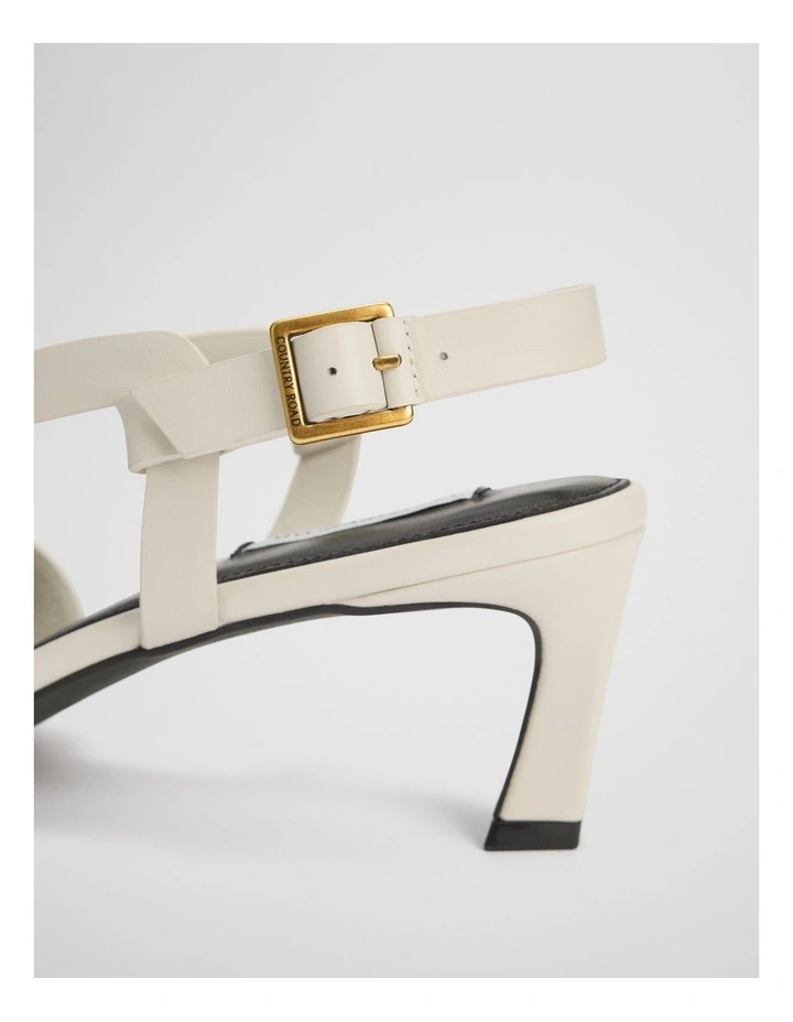 Mila Heel in Antique White image 3