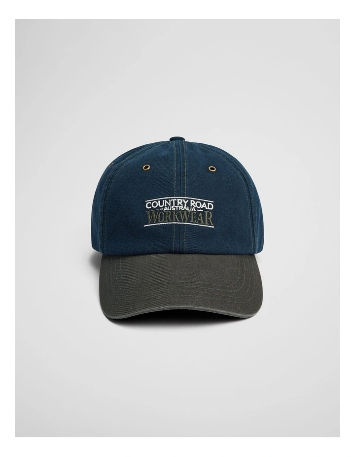 Workwear Cap in Navy image 1
