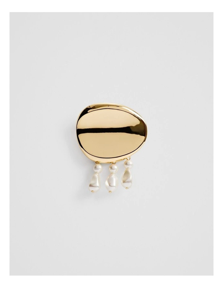 Ada Brooch in Gold image 1