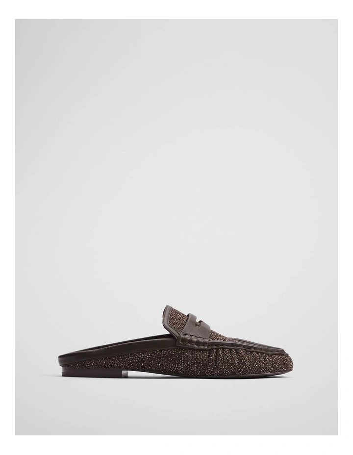 Romy Fabric Mule in Chocolate image 1