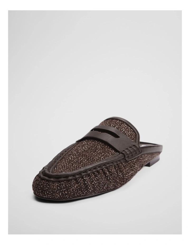 Romy Fabric Mule in Chocolate image 4