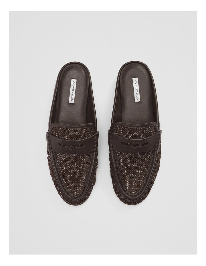 Romy Fabric Mule in Chocolate image 5