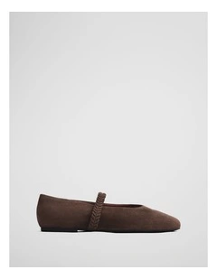Samantha Ballet Flat in Chocolate