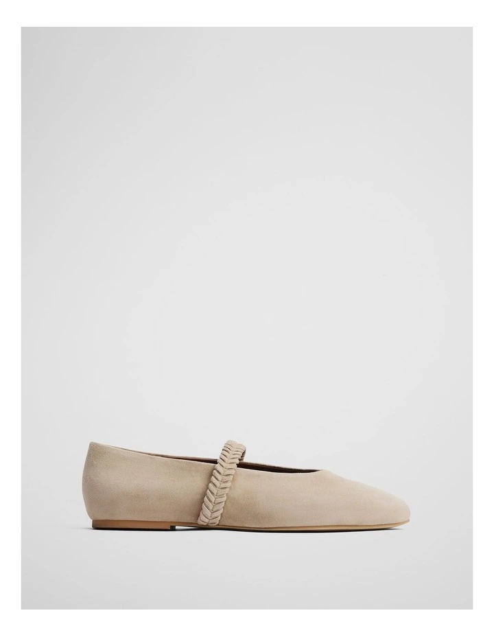 Samantha Ballet Flat in Buff image 1