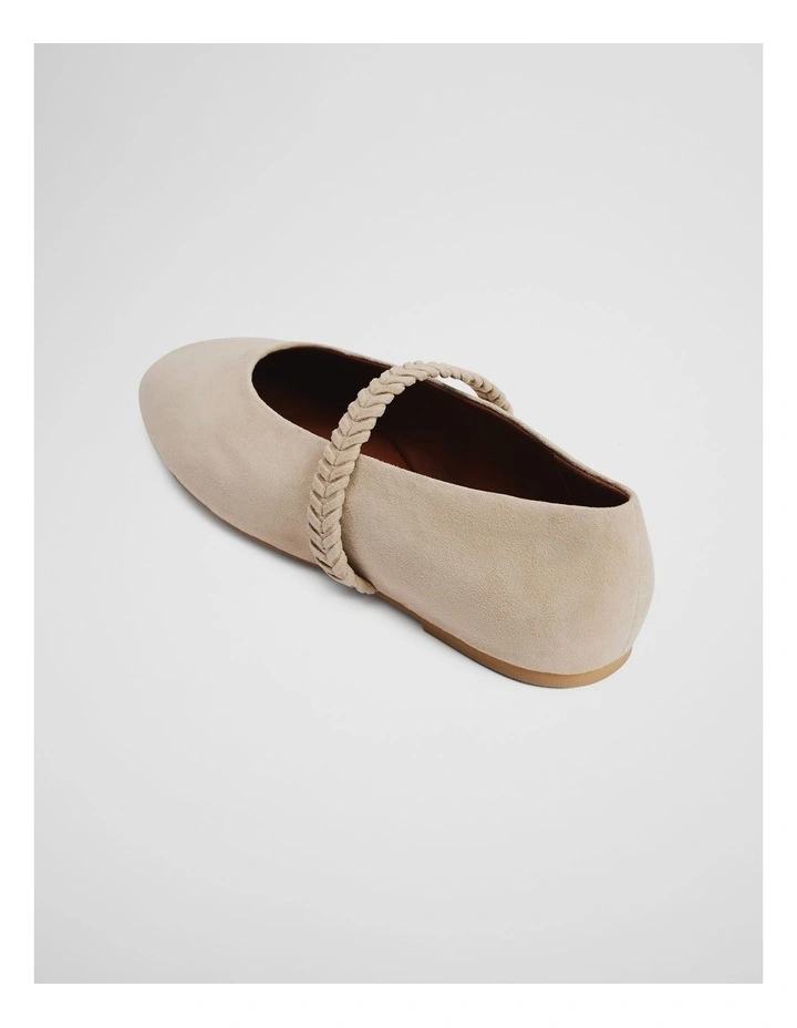 Samantha Ballet Flat in Buff image 4