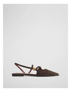 Eliza Flat in Chocolate