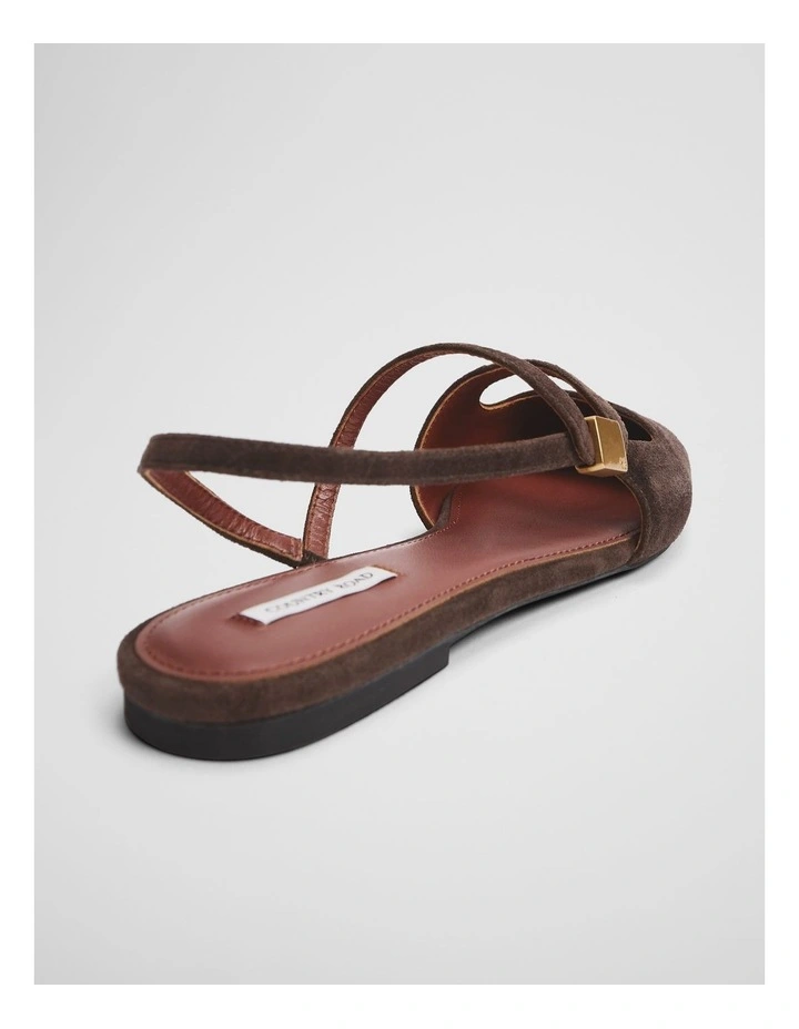 Eliza Flat in Chocolate image 4