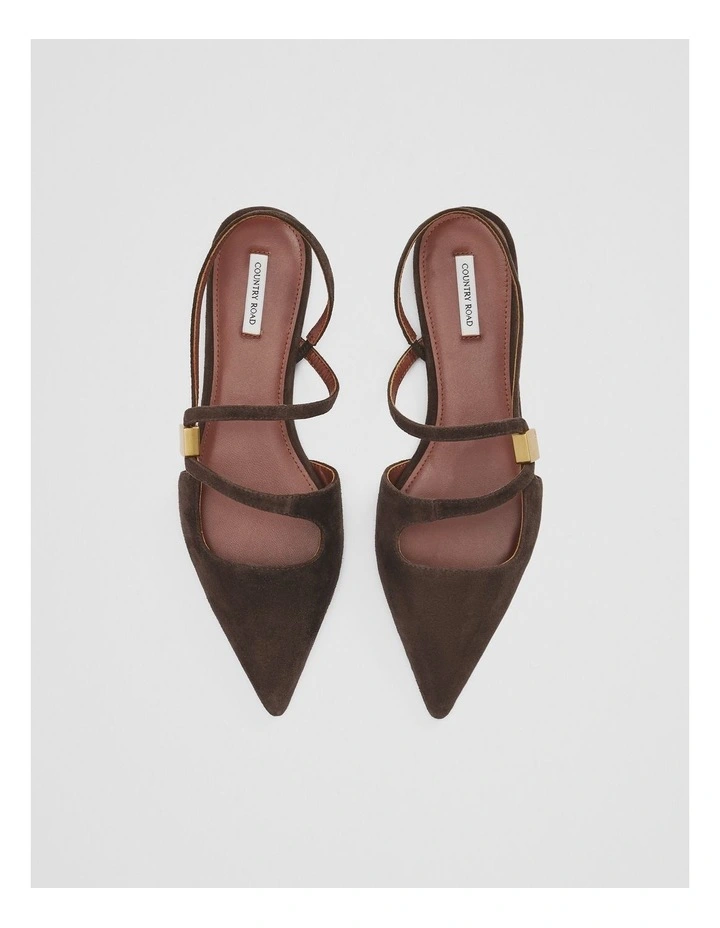 Eliza Flat in Chocolate image 5