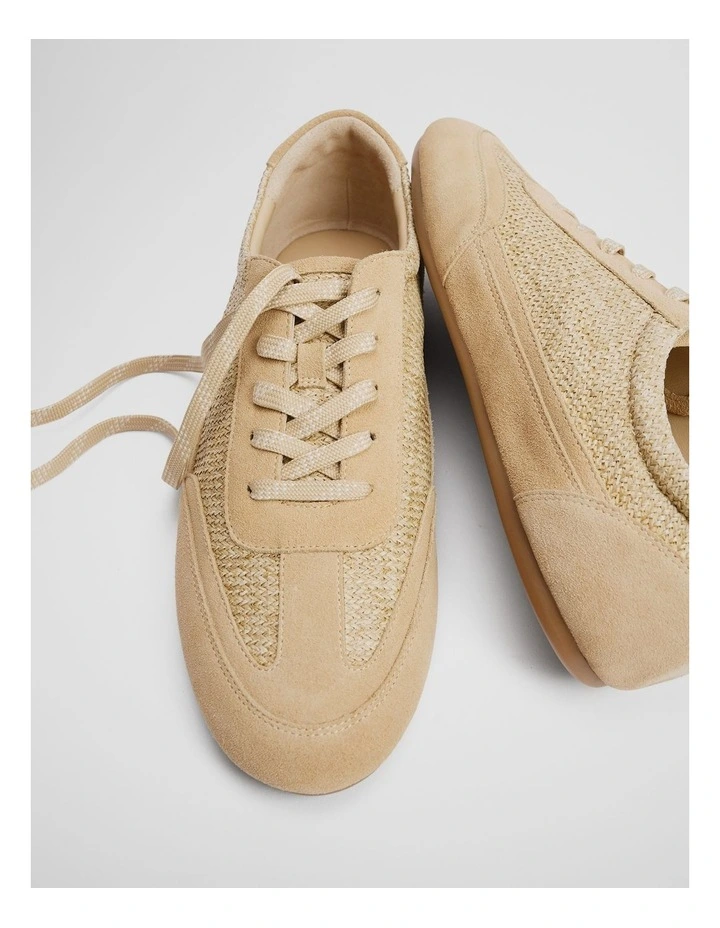 Mica Woven Sneaker in Natural image 4