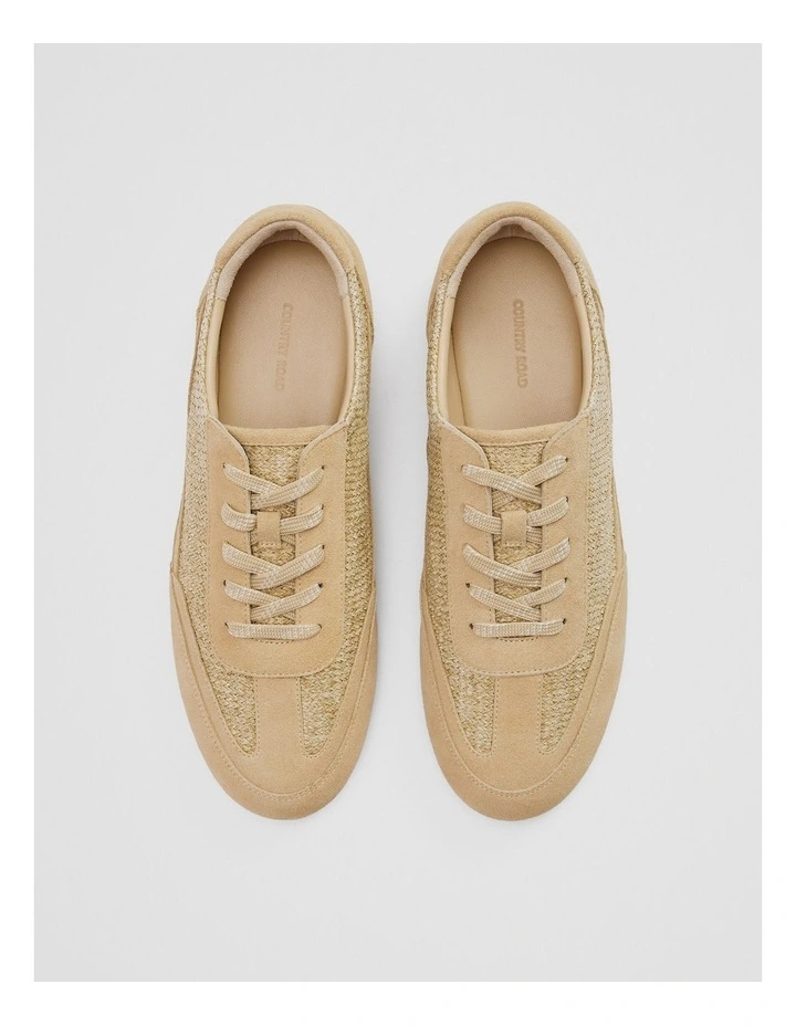 Mica Woven Sneaker in Natural image 5