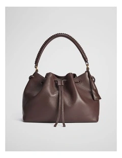 Samantha Leather Bag in Espresso