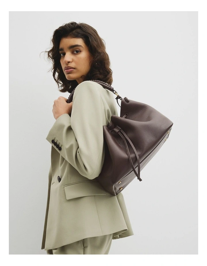 Samantha Leather Bag in Espresso image 2