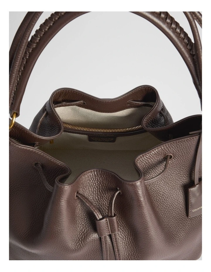Samantha Leather Bag in Espresso image 4