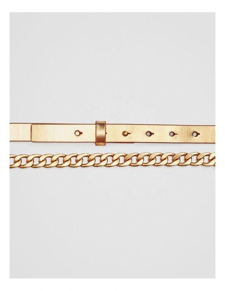 Violet Belt in Gold image 3