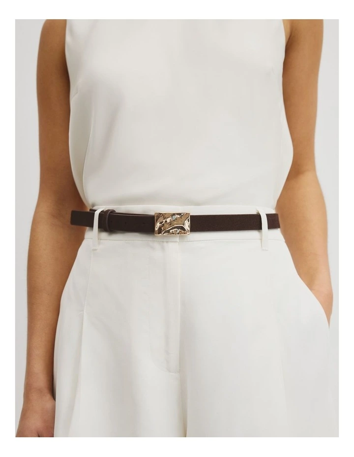 Octavia Belt in Chocolate image 2