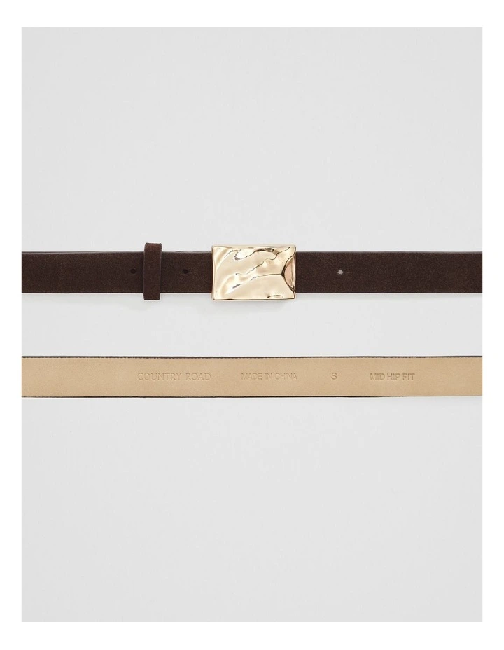 Octavia Belt in Chocolate image 3