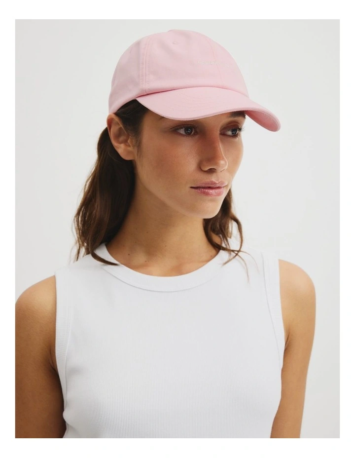 Mini Logo Cap in Blossom Pink image 2