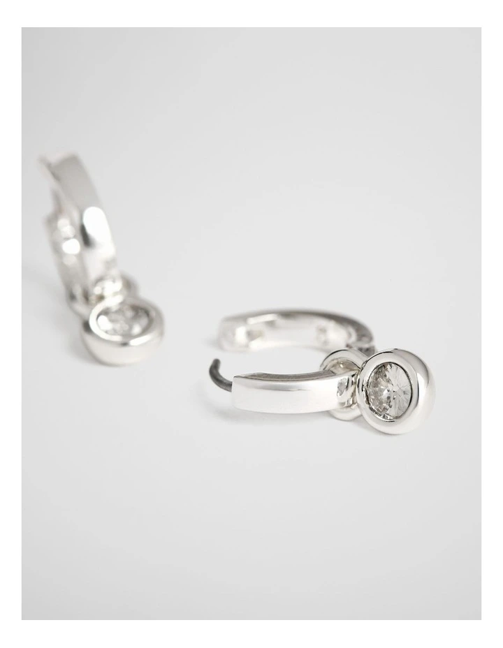 Arya Hoop Earring in Silver image 3