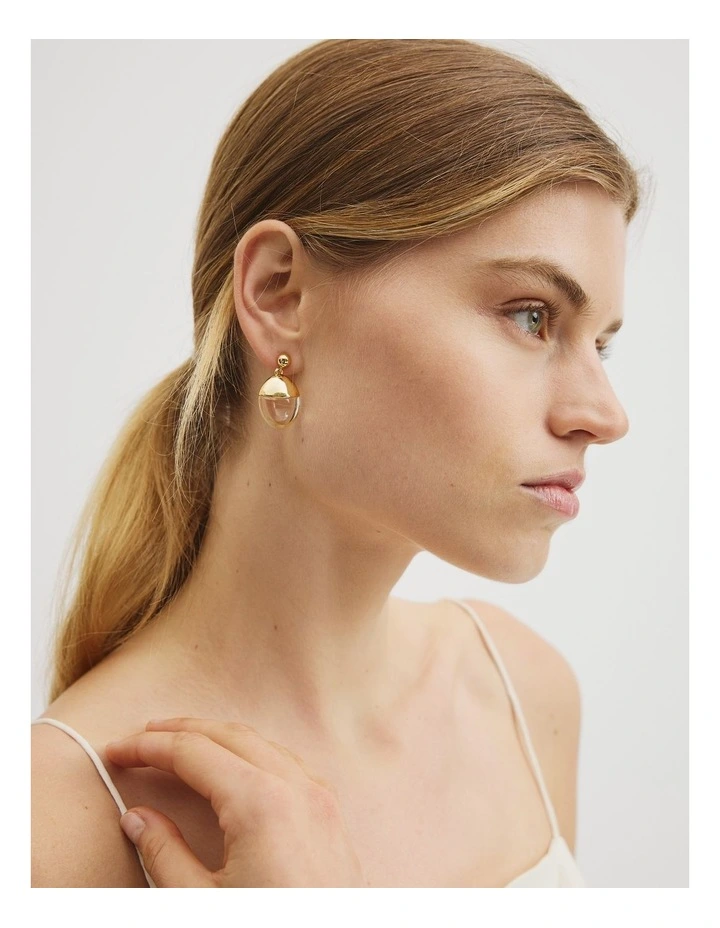 Ora Earring in Clear image 2