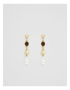 Octavia Drop Earring in Gold