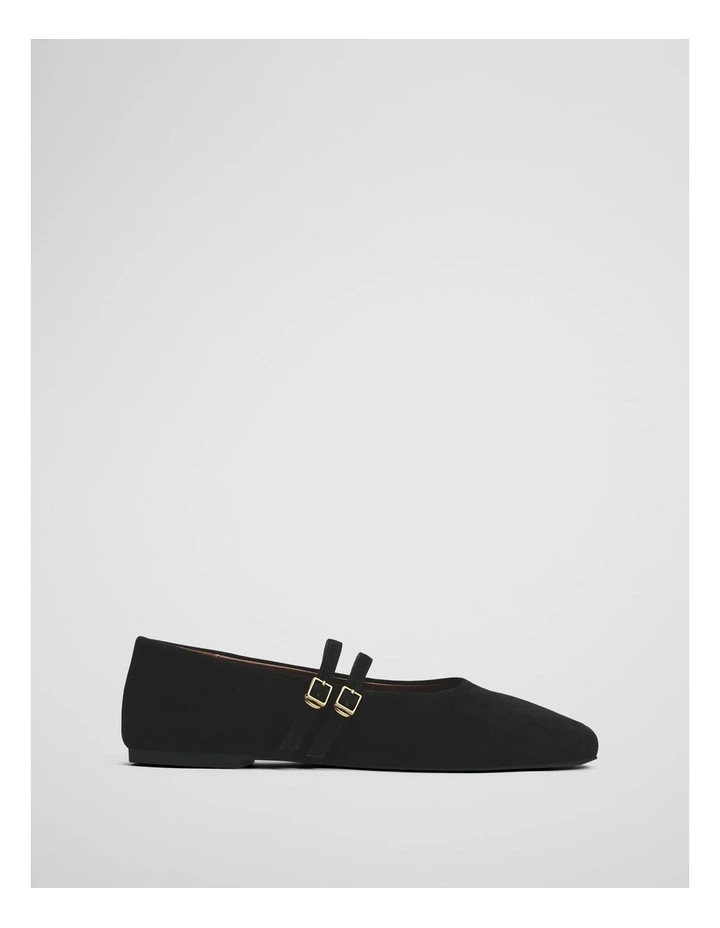Parker Ballet in Black Suede image 1