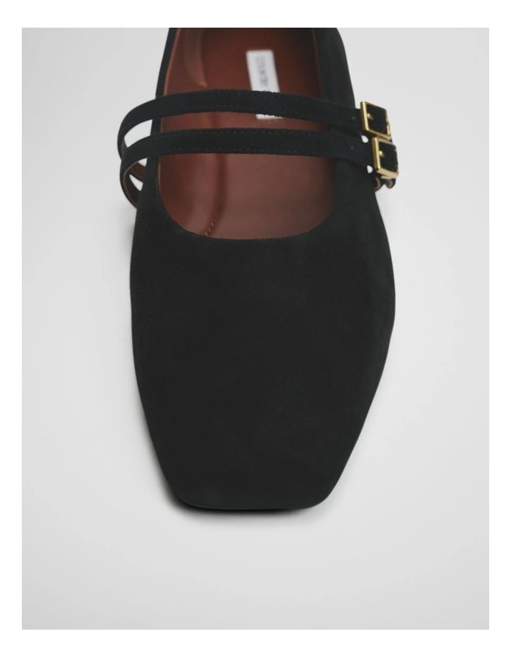 Parker Ballet in Black Suede image 3
