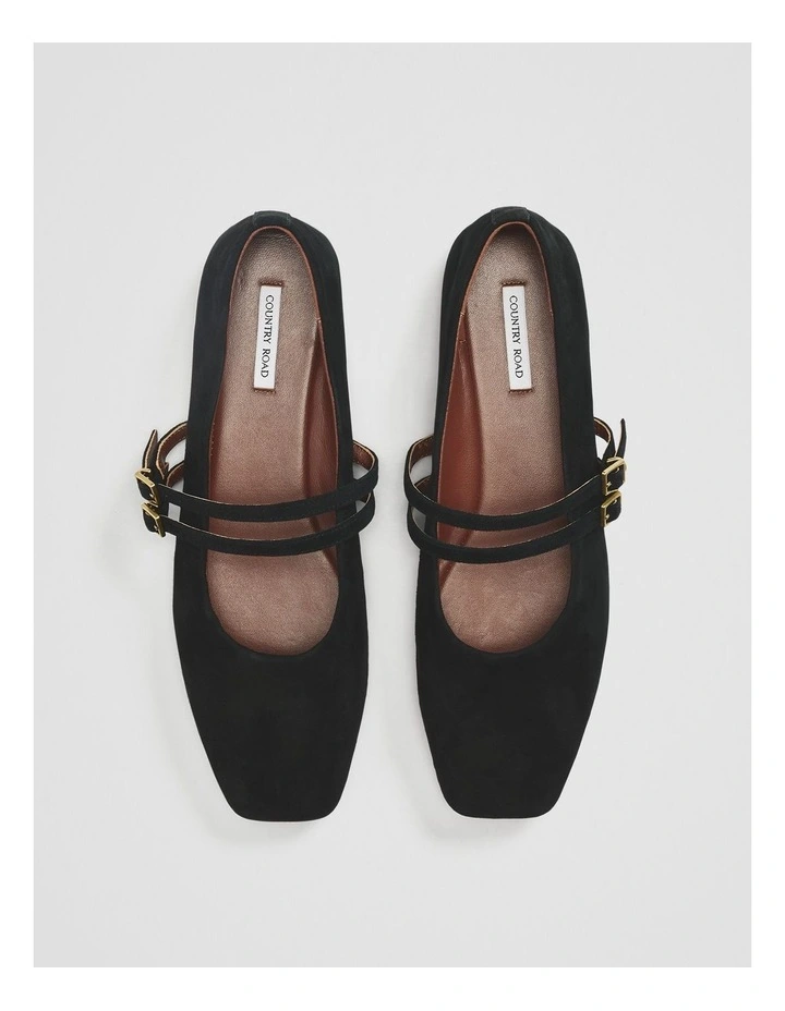 Parker Ballet in Black Suede image 5