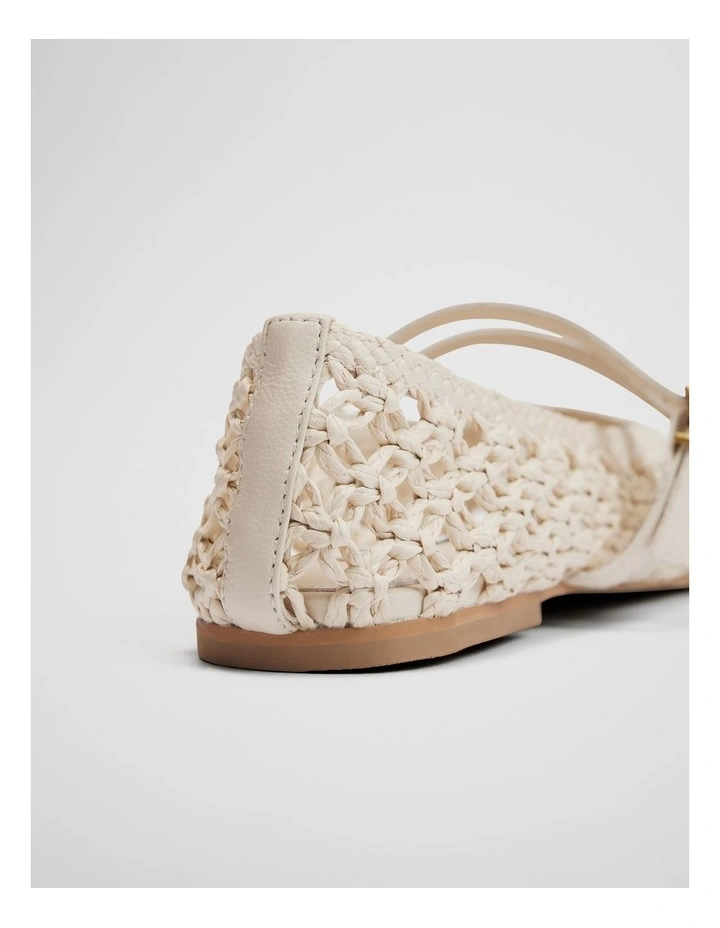 Parker Woven Ballet in Natural image 4