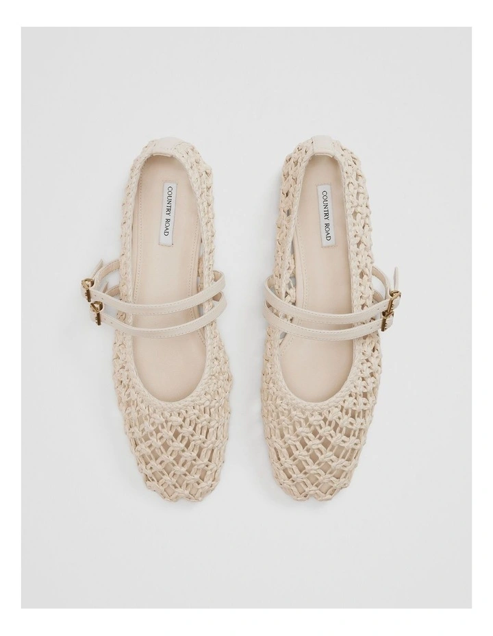 Parker Woven Ballet in Natural image 5