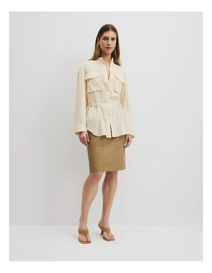 Olivia Wedge in Camel image 2