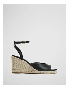 Sienna Wedge in Black